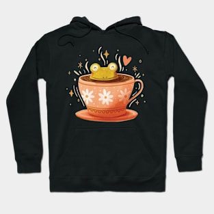 Funny Frog Coffee Hoodie